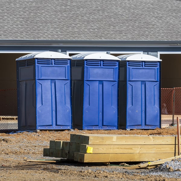 what is the cost difference between standard and deluxe portable restroom rentals in East Brooklyn Illinois